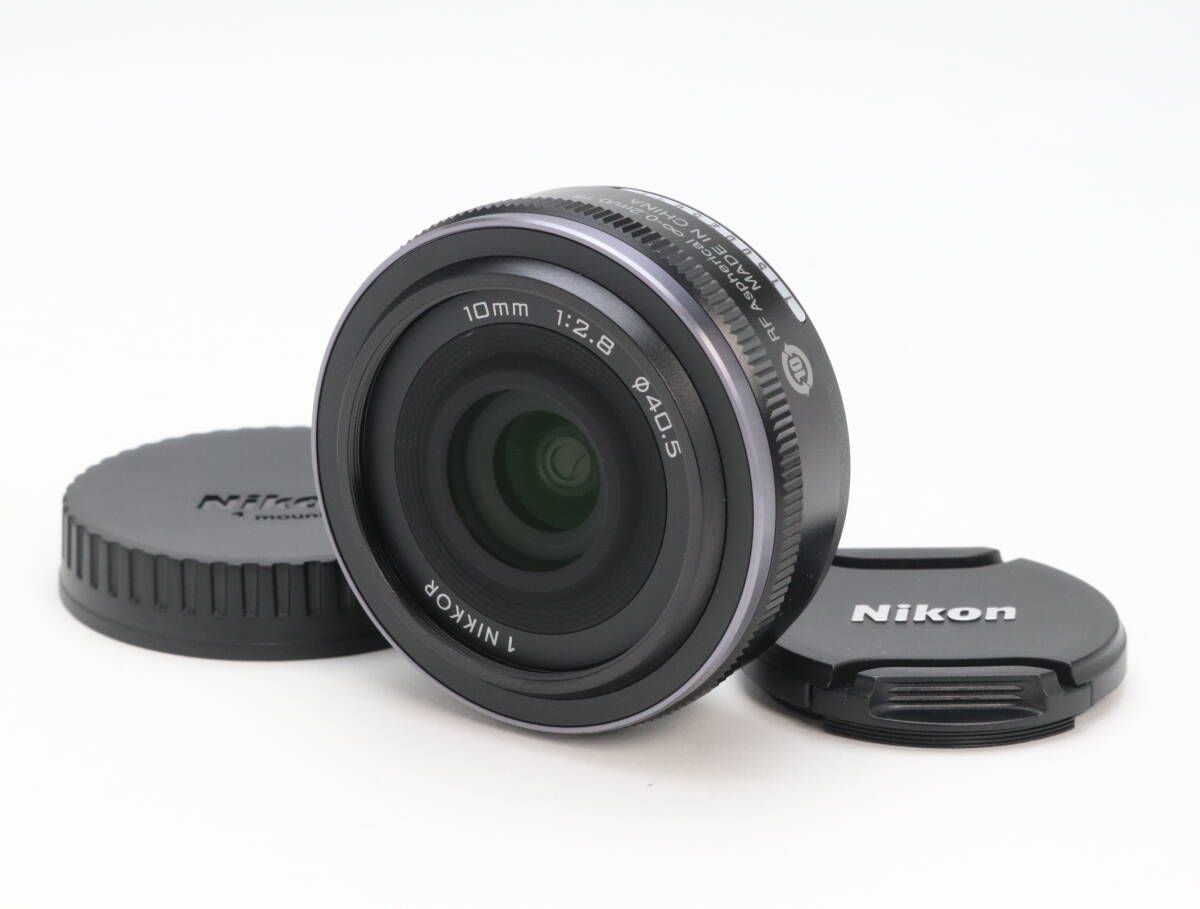 AB+ (良品) Nikon ニコン 1 NIKKOR 10mm F2.8 ブラック 初期不良返品対応 111-236