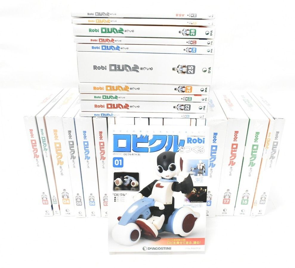 デアゴスティーニ ロビクル 1-12巻 14-30巻セット 13巻のみ バインダー付き ROBI ロボット 模型 IT03PQF9C0HY -A07-byebye