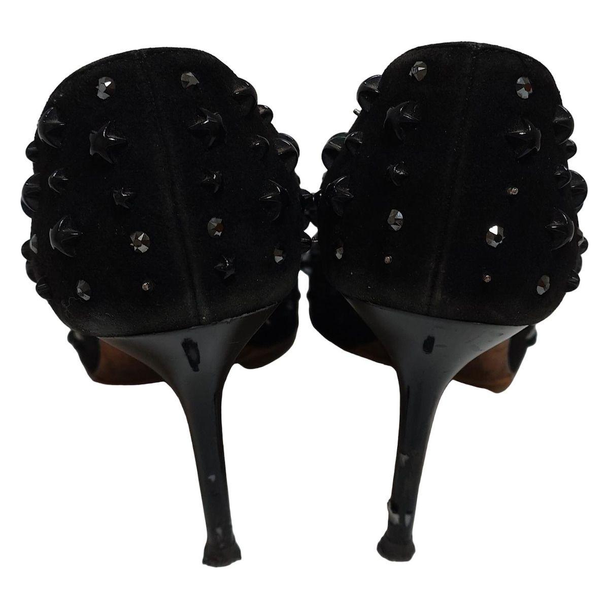 JIMMY CHOO(ジミーチュウ) パンプス 37 レディース - 黒 スタッズ