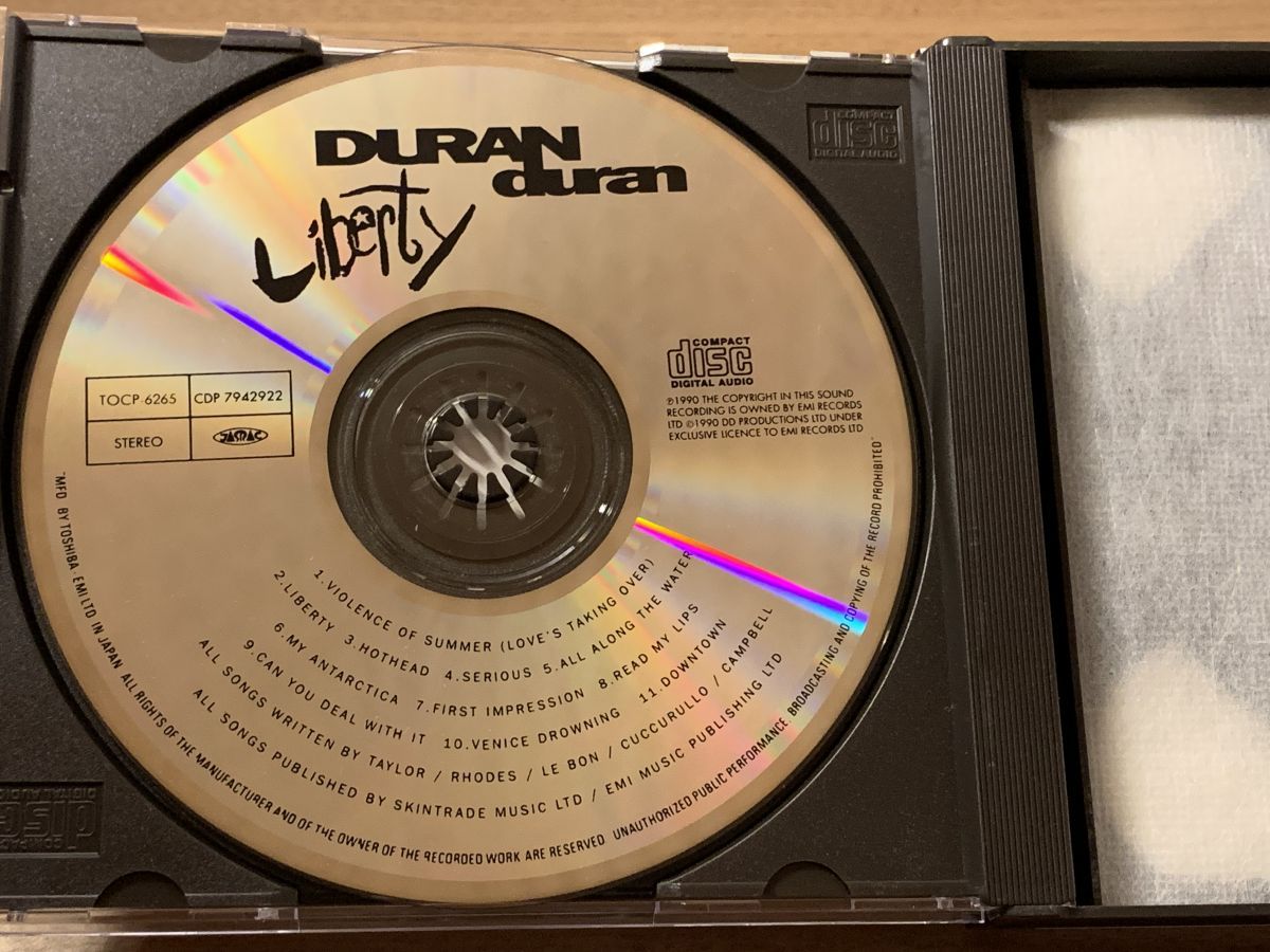 CD 未開封日本限定Duran Duran LIBERTY デュランデュラン／リバティ