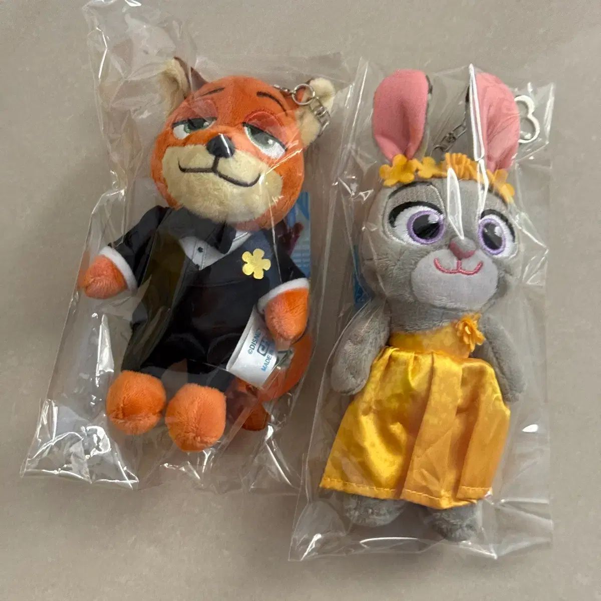 CGV ズートピア2 ニック ジュディ キーホルダー ぬいぐるみ セット