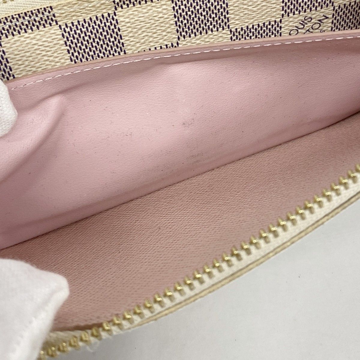 5pa0449】ルイヴィトン 長財布 ダミエ・アズール ポルトフォイユ