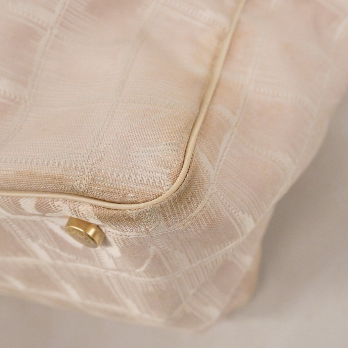 5pa0460】シャネル トートバッグ ニュートラベル ナイロン ピンク