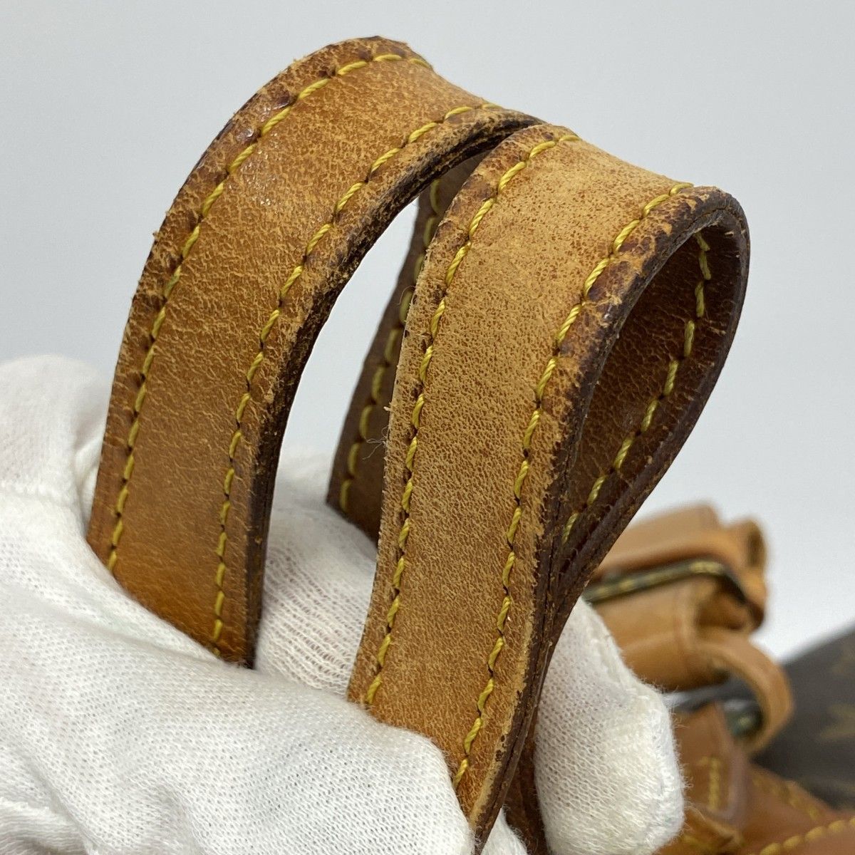 5pa0477】ルイヴィトン ボストンバッグ モノグラム サックスープル35