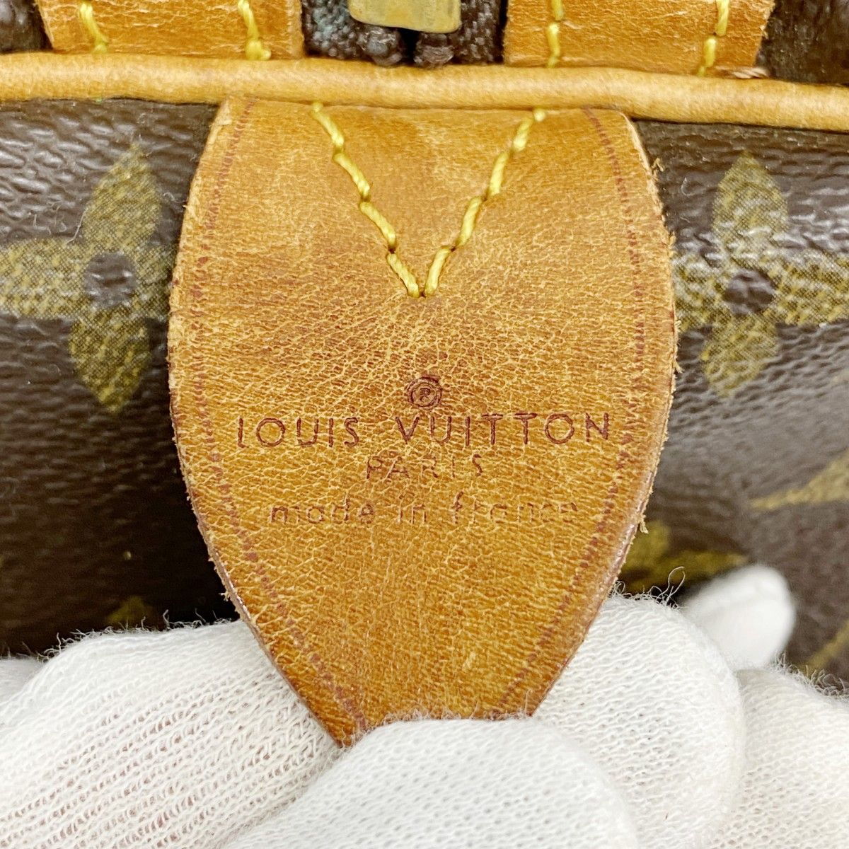 5pa0477】ルイヴィトン ボストンバッグ モノグラム サックスープル35