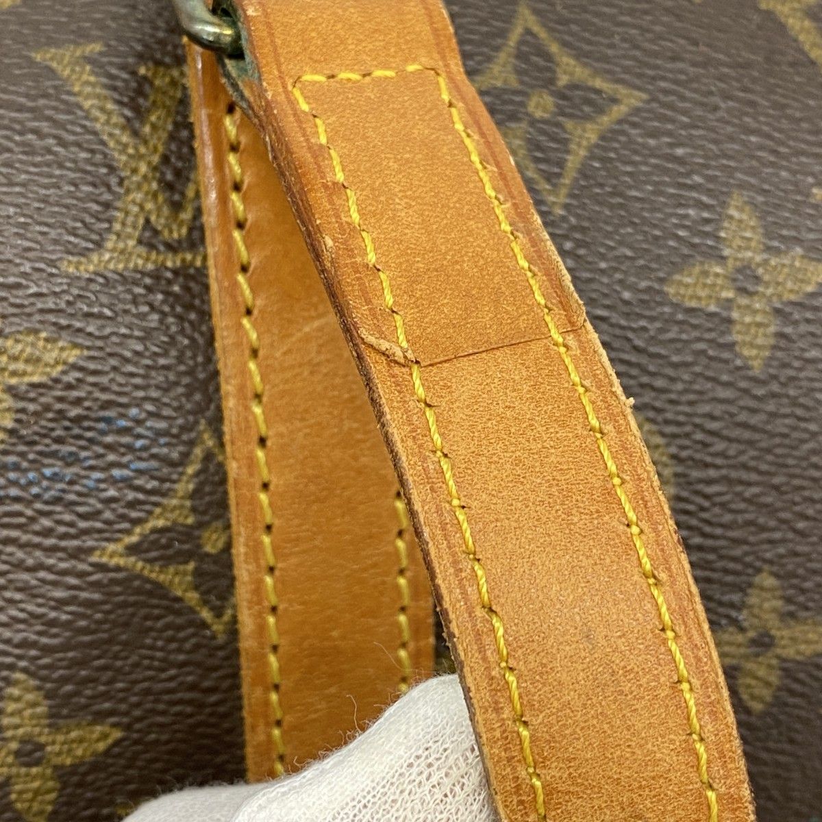 5pa0477】ルイヴィトン ボストンバッグ モノグラム サックスープル35