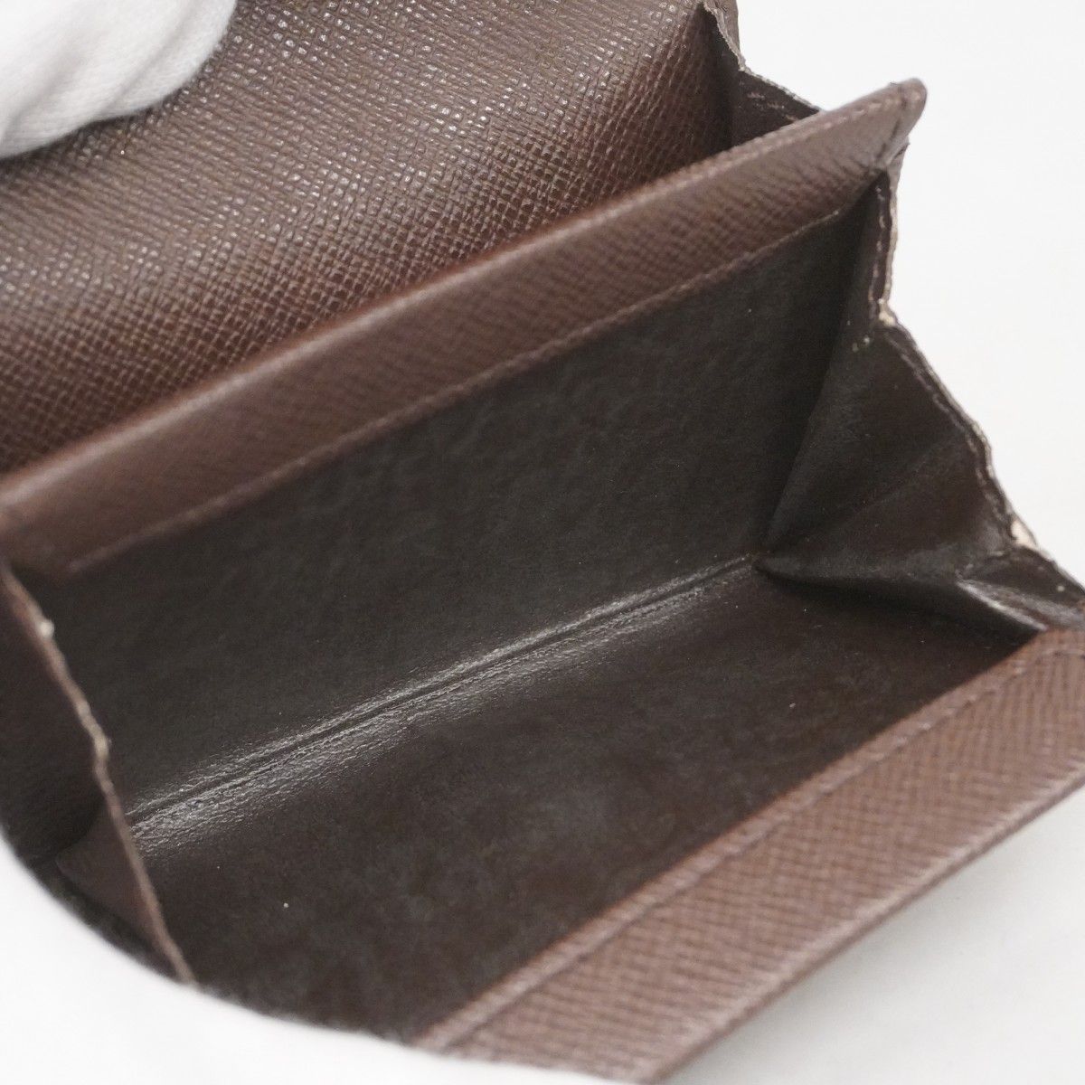 ★SALE【5pa0509】ルイヴィトン ケース ダミエ ポルトモネプラ N61930 エベヌ【中古】メンズ レディース ユニセックス 5pa0509】ルイヴィトン コインケース ダミエ ポルトモネプラ N61930