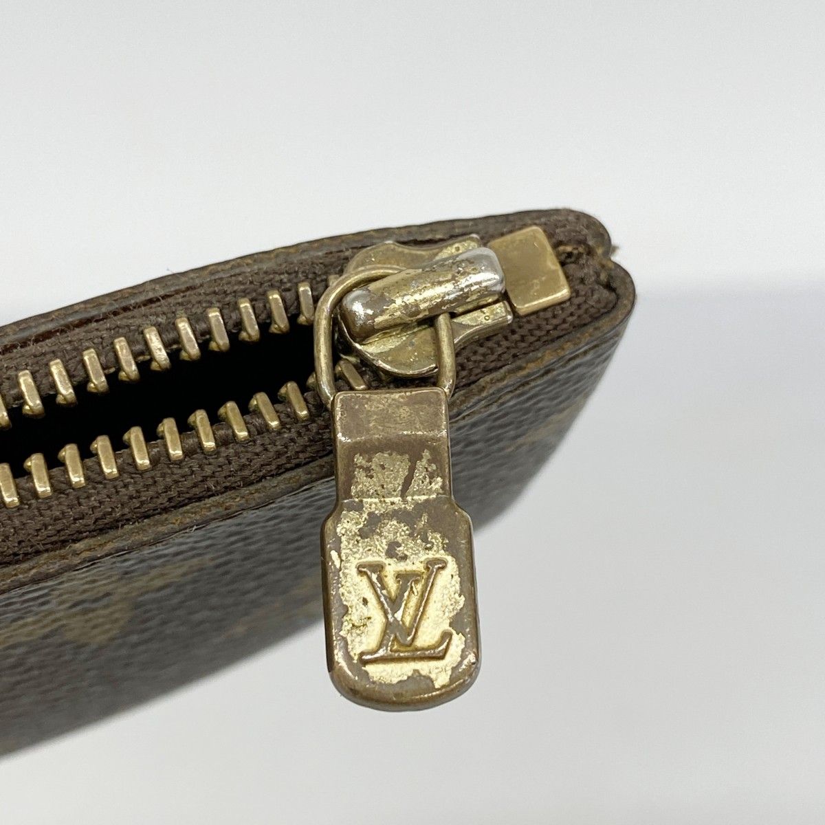 ★SALE【5pa0562】ルイヴィトン ケース モノグラム ポシェットクレ M62650 ブラウン【中古】メンズ レディース ユニセックス 5pa0562】ルイヴィトン コインケース モノグラム ポシェットクレ