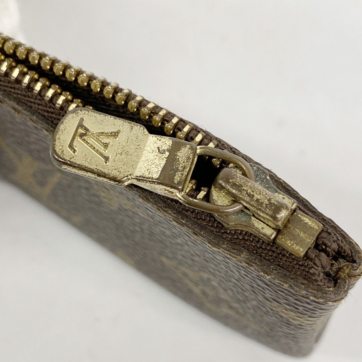 【5pa0587-h】ルイヴィトン ケース モノグラム ポシェットクレ M62650 ブラウン【中古】メンズ レディース ユニセックス 5pa0587-h】ルイヴィトン コインケース モノグラム ポシェットクレ