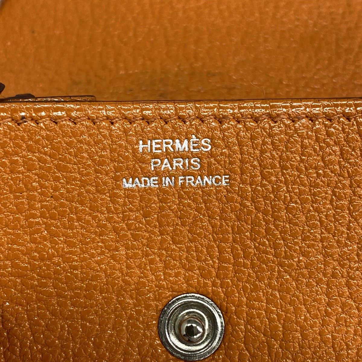 ✨エルメス パドック シェブルミゾル ケース オレンジ B刻印