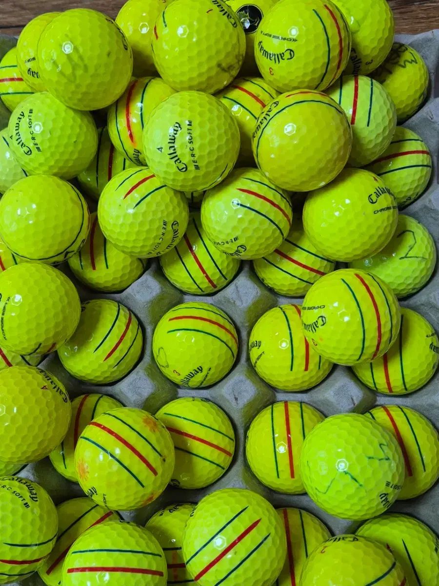 キャロウェイ ロストボール 3線マーキングボール 95 200円