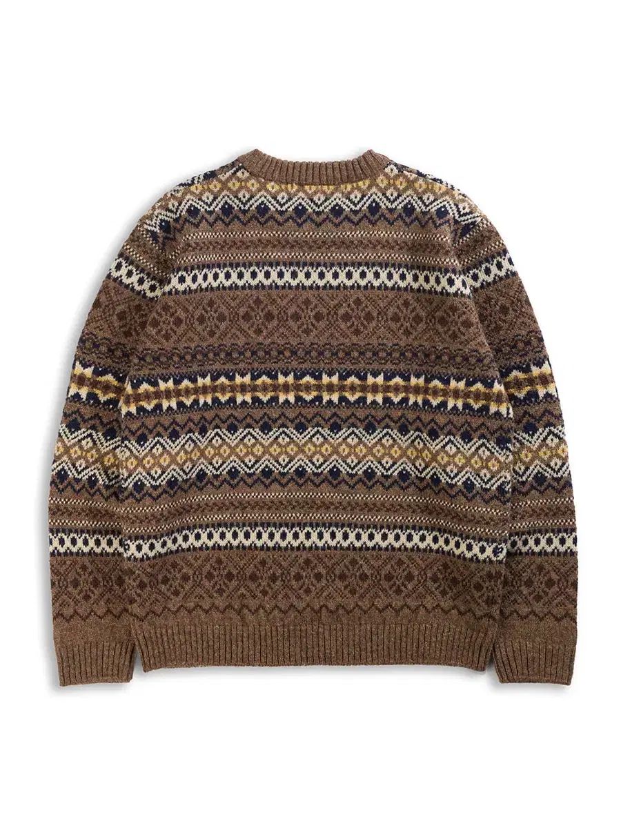 ガンジーウーレンズ ポートドイル フェアアイル ニット L