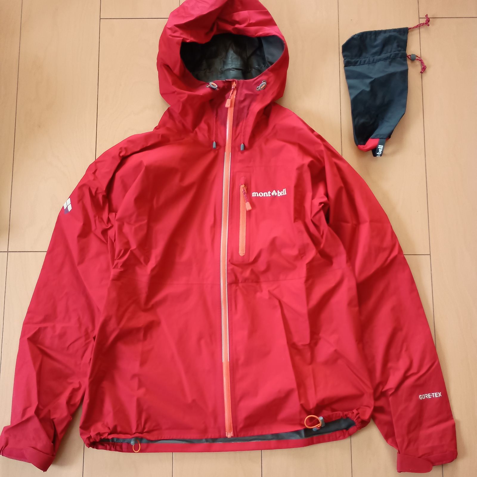 モンベル GORE-TEX トレントフライヤージャケット レディースM レインウェア レインジャケット montbell mont-bell パーカ パーカー ゴアテックス アウトドア - 登山ウェア アウトドアウェア 2272