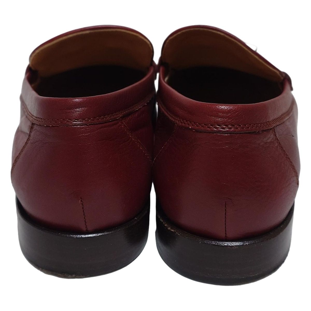 【HERMESエルメス】美品　ローファー　37 HERMES(エルメス) ローファー 37 レディース - レッド シルバー金具/H