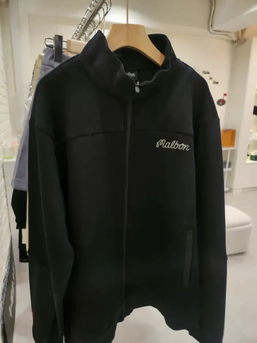 韓国 すぐ配送 マルボンゴルフ ブラック ジップアップ ジャケット XXL