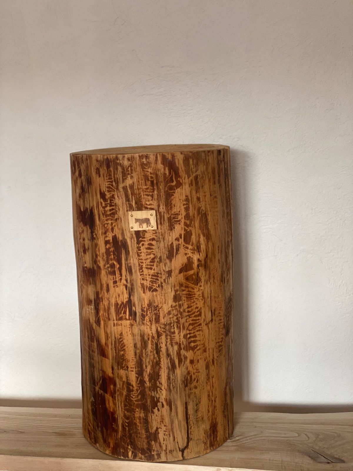 カラマツ 丸太 スツール インテリア