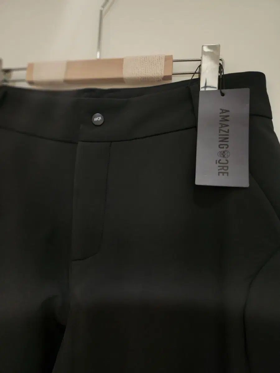 韓国 すぐ配送 AMAZINGCRE 黒起毛ズボン XXL