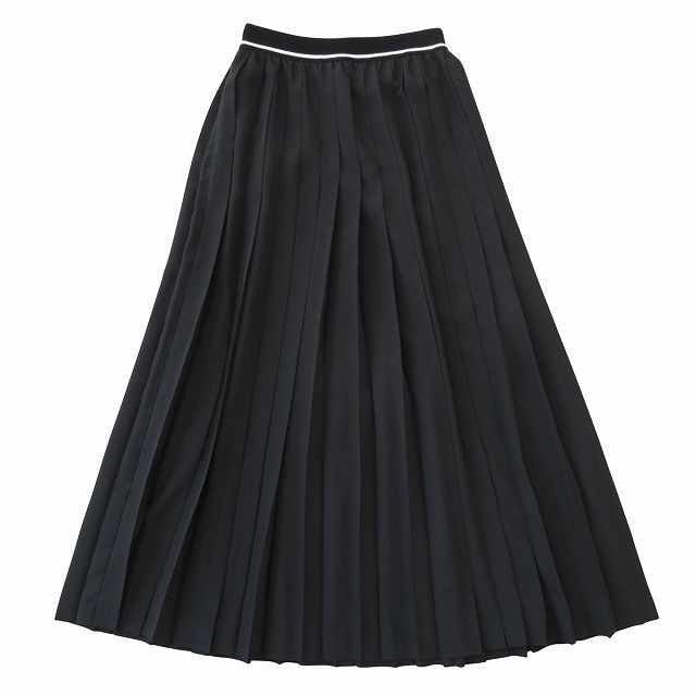 極美品 ミュウミュウ miumiu ウエストロゴバンド イージー プリーツ