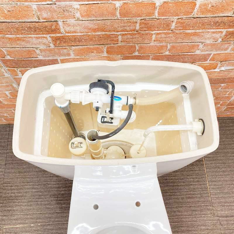  品 訳有 アサヒ衛陶 エディ566 リモデルタイプ トイレ 洋式便器 床下排水 C 566 NB とタンク のセット ホワイト 36 K トイレ 住宅設備