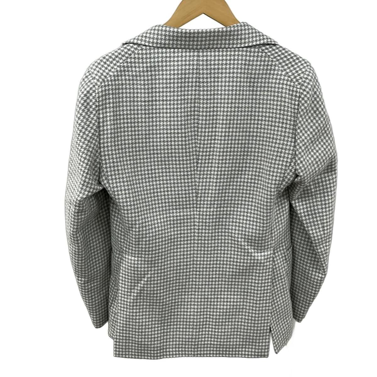 タリアトーレ ジャケット サイズ46 XL メンズ - アイボリー×グレー 長袖 千鳥格子柄 春 秋