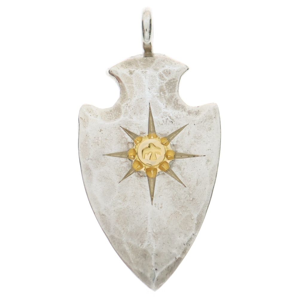 goro's (ゴローズ) メタル付き矢じり大 ペンダントトップ シルバー