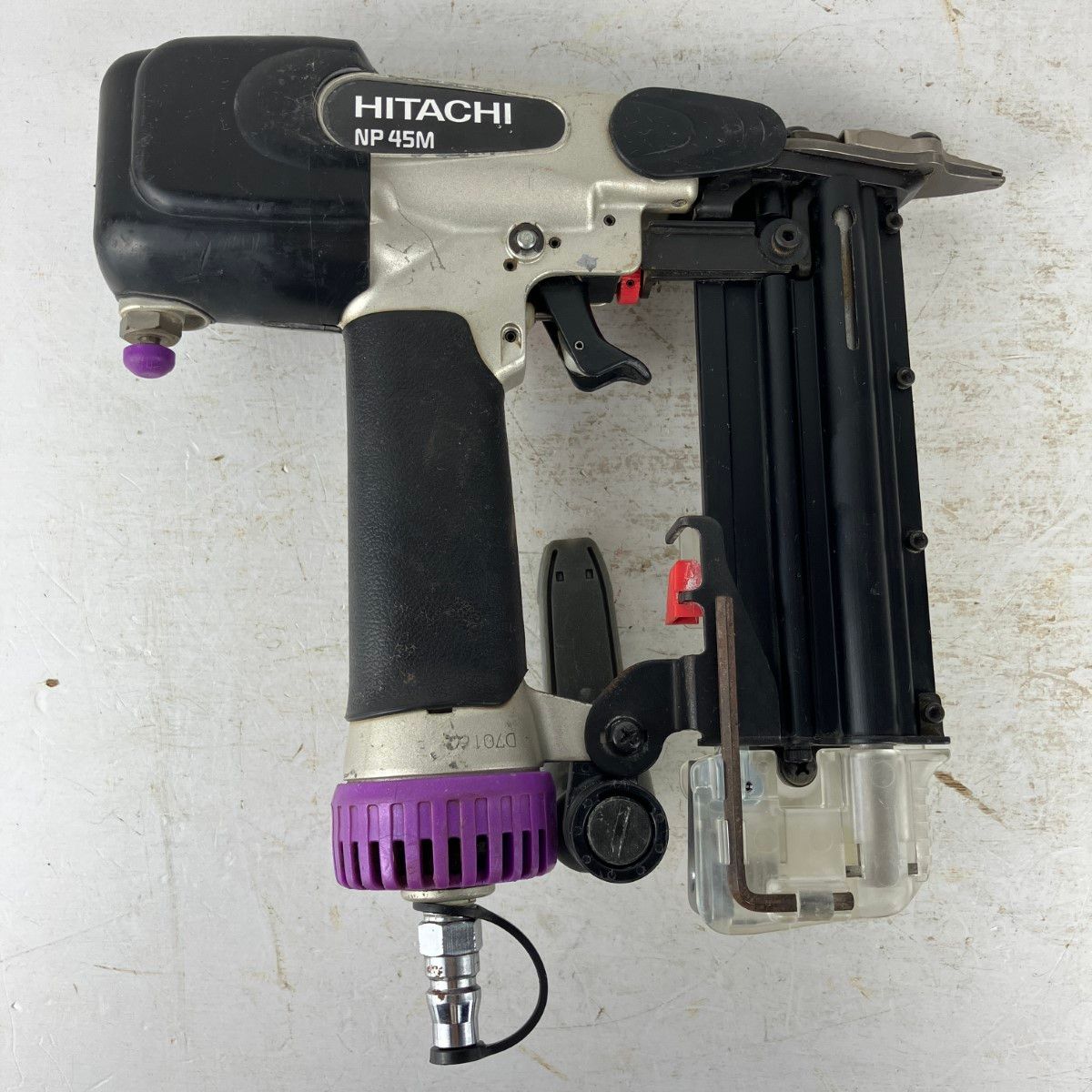 ЗЗHITACHI 日立 45 mm 常圧 ピン釘打機 NP M パープル