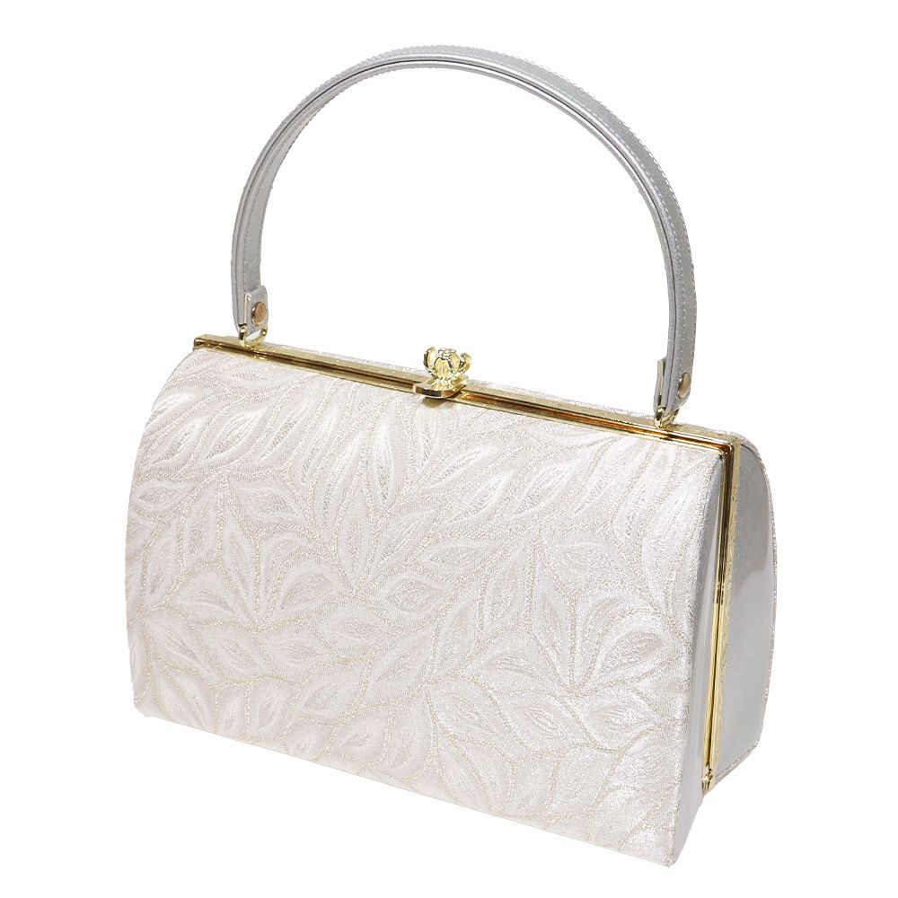 フォーマル用 草履 バッグ セット 銀 金 葉柄 Fサイズ S 11330 レディース ギフト 礼装用 20代 30代 40代 50代 60代 み