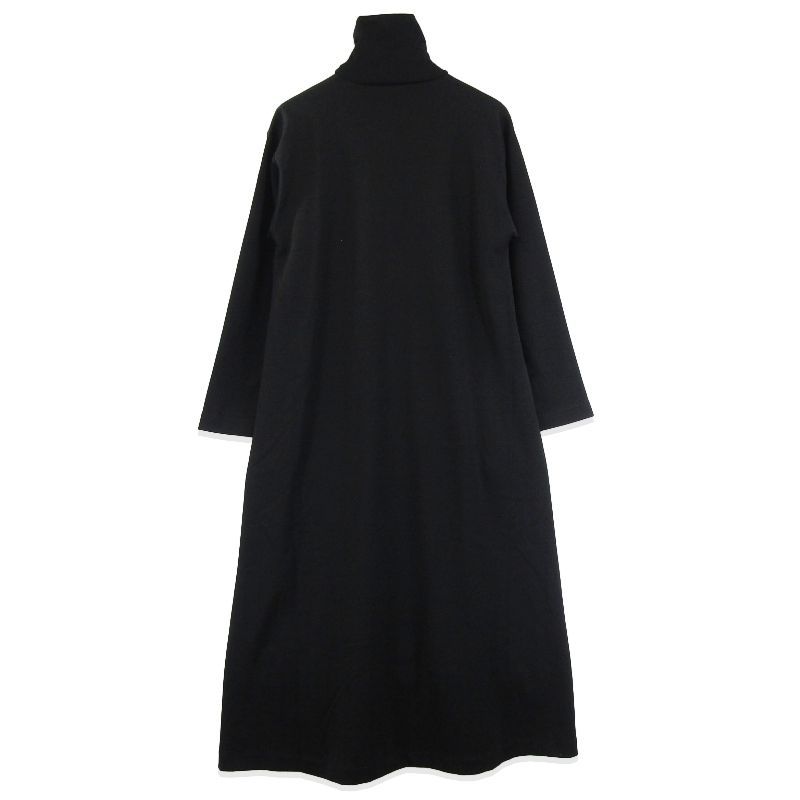 Graphpaper グラフペーパー Brushed Mockrody High Neck Dress GL 253 70426 25 AW ハイネックドレス BLACK 00