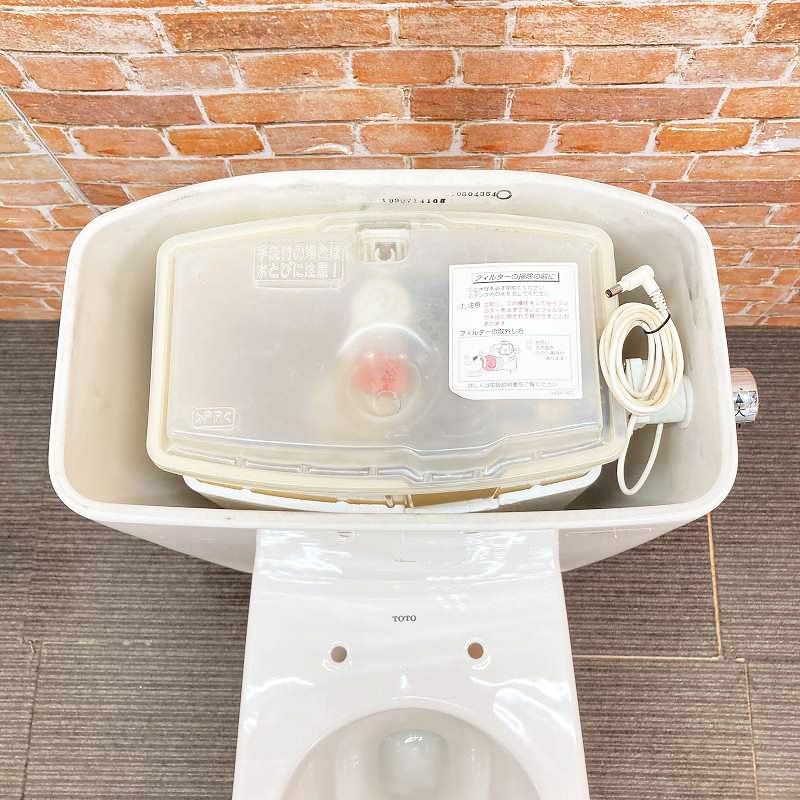  品 TOTO トイレ 洋式便器 床下排水 CZ 725 排水芯200 mm とタンク SZ 726 のセット SC 1 パステルアイボリー 45 K トイレ 住宅設備