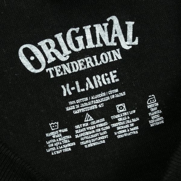 Size【XL】 TENDERLOIN テンダーロイン TEE S.S BLACK Tシャツ 黒 【品