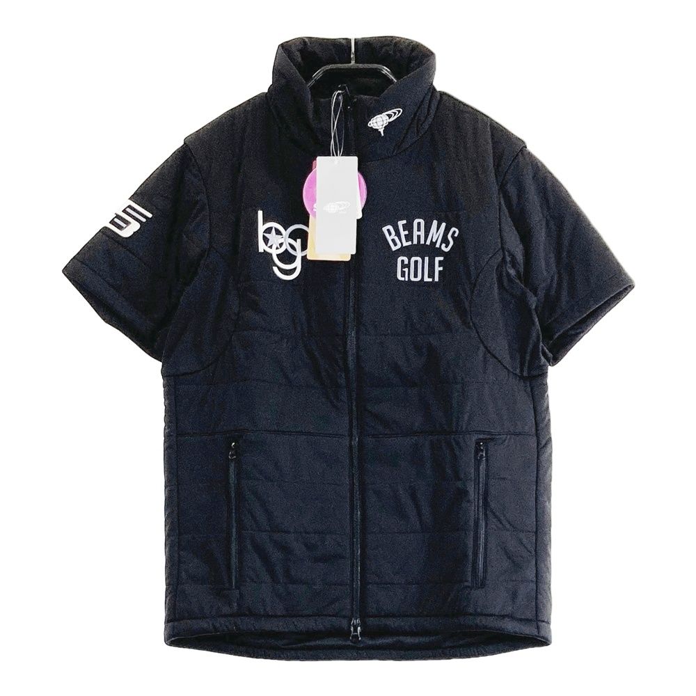 サイズ：S BEAMS GOLF ビームスゴルフ 半袖 中綿ジャケット 蓄熱