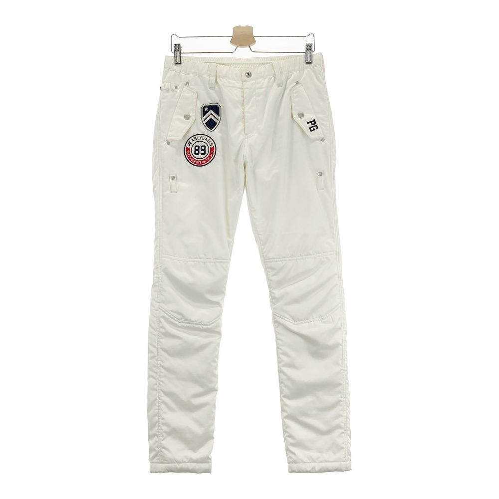 サイズ 2 PEARLY GATES パーリーゲイツ 中綿パンツ ホワイト系 ゴルフウェア レディース ストスト