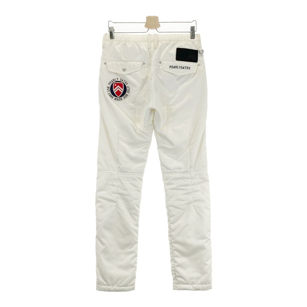 サイズ 2 PEARLY GATES パーリーゲイツ 中綿パンツ ホワイト系 ゴルフウェア レディース ストスト