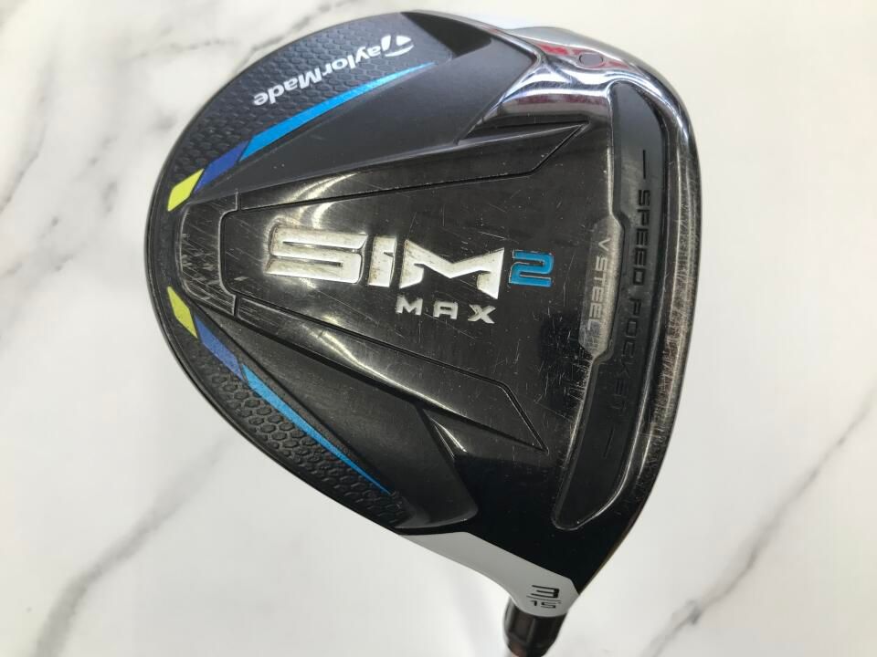 テーラーメイド SIM 2 MAX 15度 FUBUKI AX f 65 Sフレックス フェアウェイウッド 最短