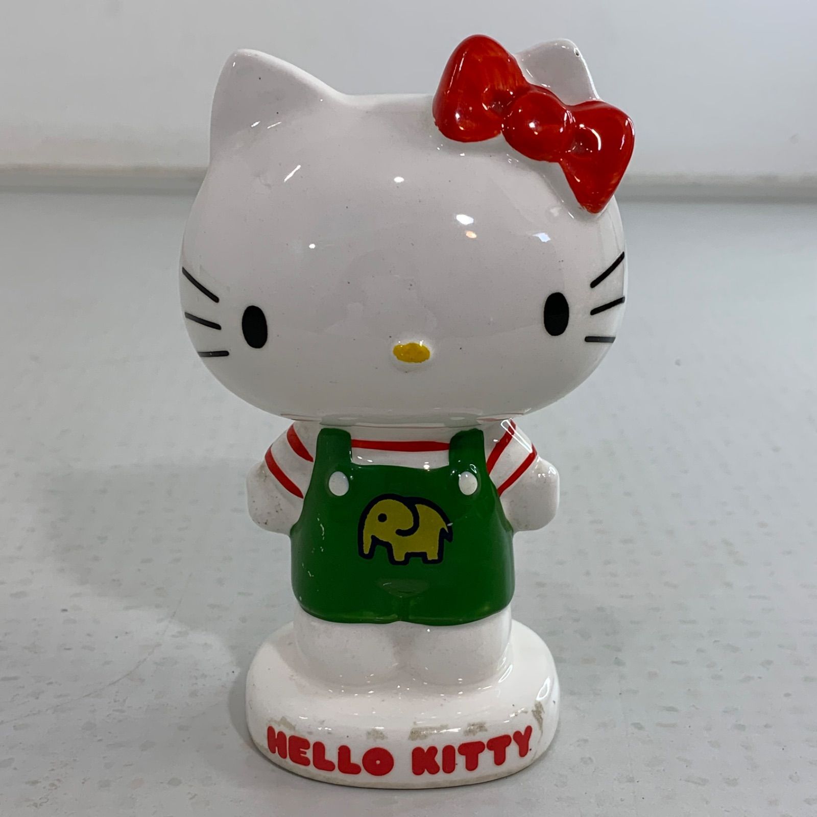 レア✨】キティちゃん 陶器製 貯金箱 昭和 昭和レトロ 当時物 1976年製 