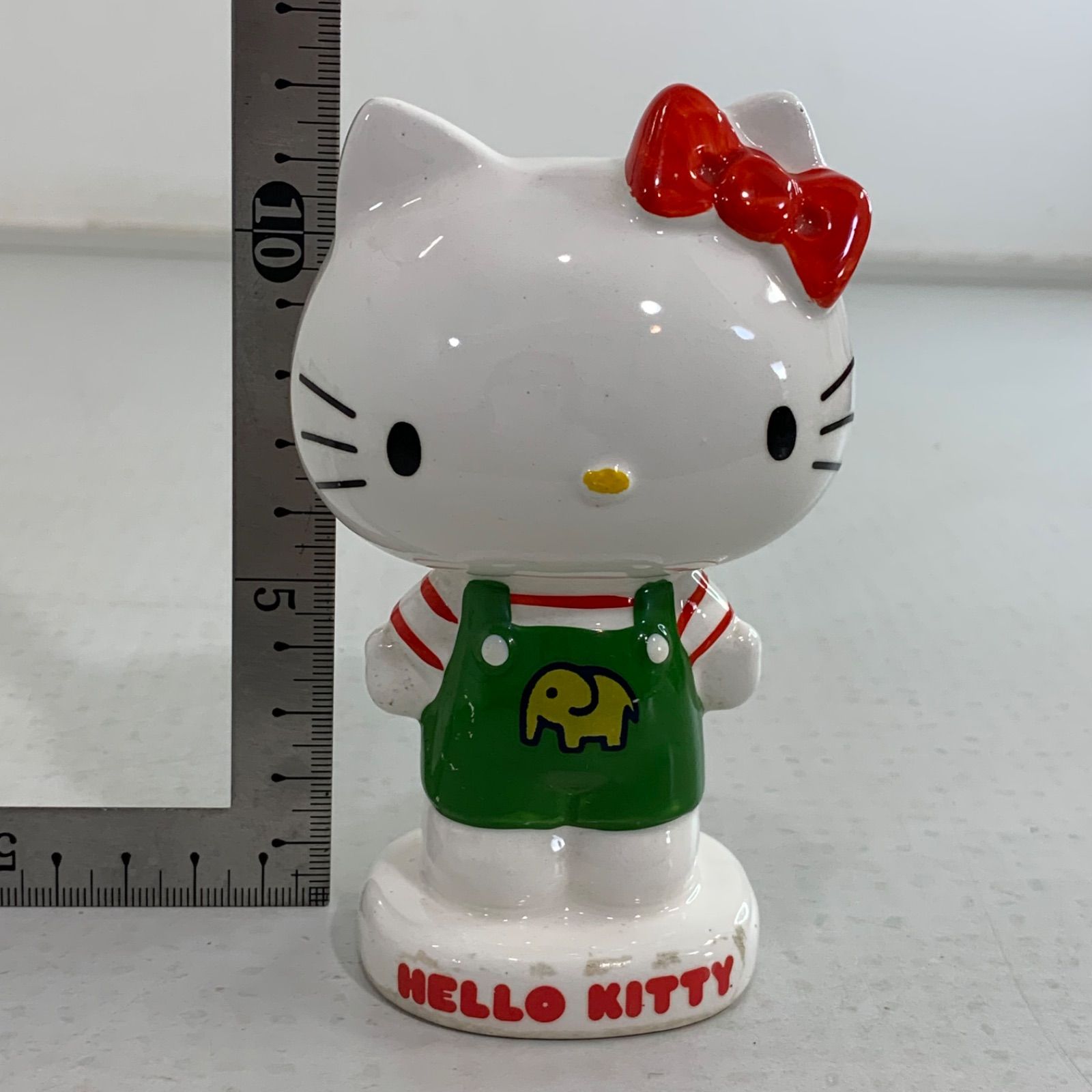 レア✨】キティちゃん 陶器製 貯金箱 昭和 昭和レトロ 当時物 1976年製