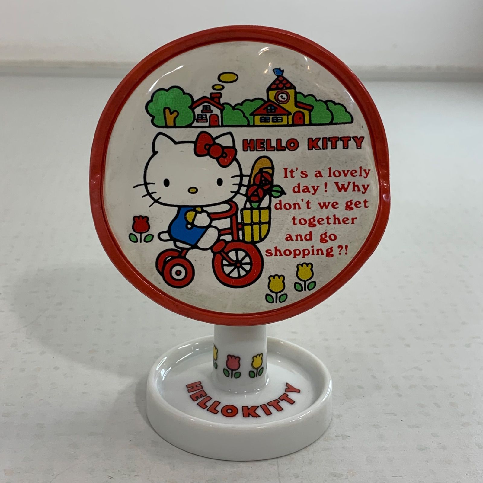 レア✨】キティちゃん 陶器製 貯金箱 昭和 昭和レトロ 当時物 1976年製