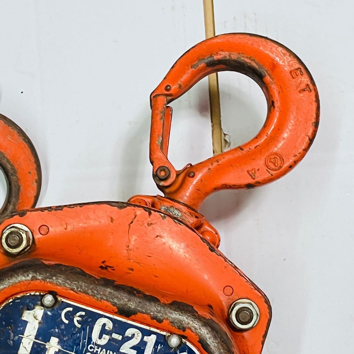 動作良好 象印 エレファント 1 t チェーンブロック チェーンホイスト C-21