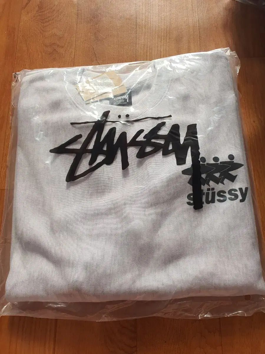 STUSSY BIG ロゴ スウェット 白 新品
