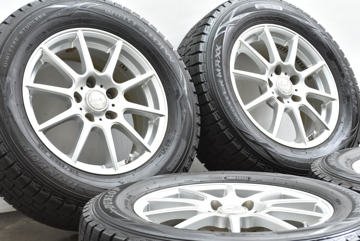 エクストレイル CX 30などに Smart 16 in 6 5 J 42 PCD 114 3 ダンロップ ウインターマックス WM 01 215 65 R エルグランド プレサージュ
