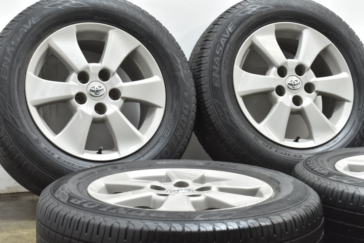 ホイールのみ可 トヨタ 20 アルファード 16 in 6 5 J 33 PCD 114 3 ダンロップ エナセーブ EC 204 215 65 R ヴェルファイア