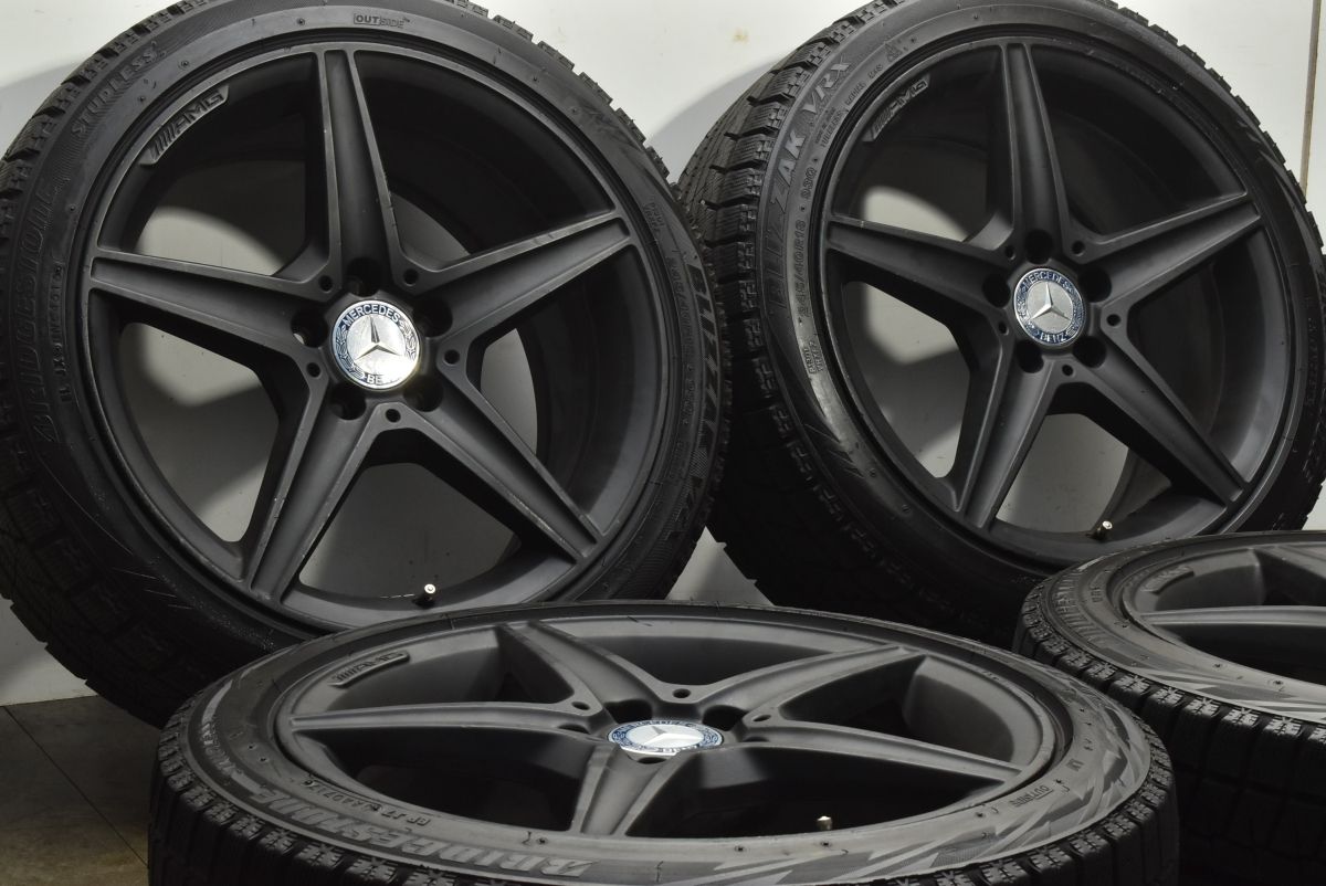 交換用に メルセデス ベンツ W 205 Cクラス AMGライン 18 in 7 5 J 44 8 49 PCD 112 ブリヂストン 225 45 R 245 40