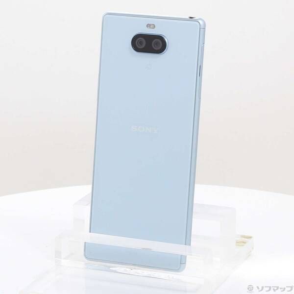 中古品〕 Xperia 8 64GB ブルー SOV42 auロック解除SIMフリー【258