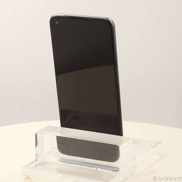 中古品〕 OPPO A54 5G 64GB シルバーブラック OPG02 auロック解除SIM