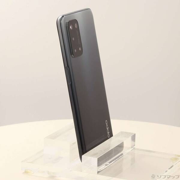 中古品〕 OPPO A54 5G 64GB シルバーブラック OPG02 auロック解除SIM