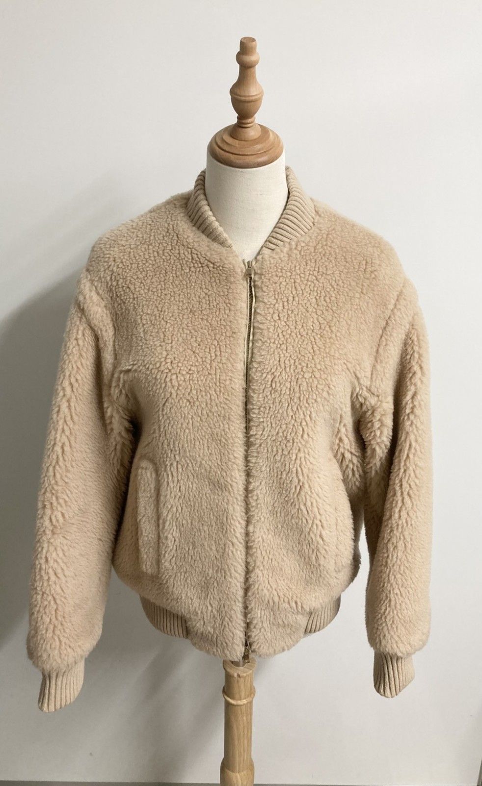 Max Mara マックスマーラ テディベア ボンバージャケット - メルカリ