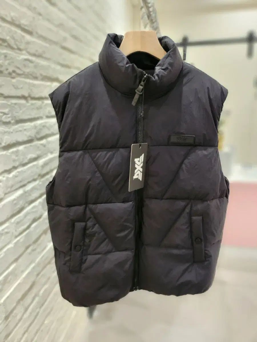 韓国 すぐ配送 PXG ダウン ベスト ブラックL