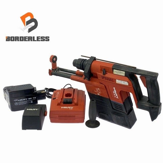 品 HILTI ヒルティ 24 V 充電式ハンマードリル TE 5 A 集塵システム DRS バッテリー 充電器 ケース付107678