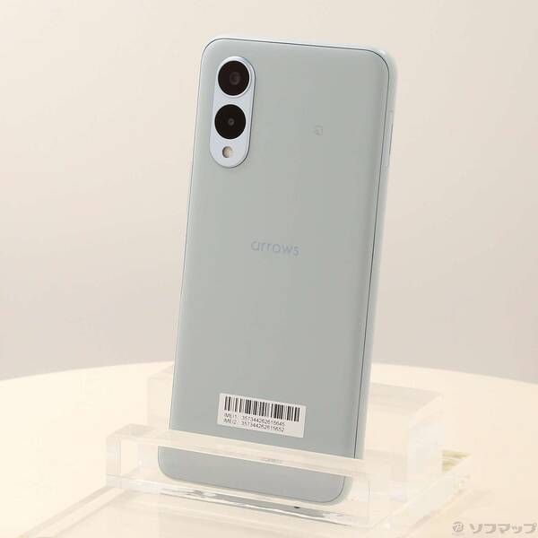 中古品〕 arrows We2 64GB ライトブルー FCG02 au SIMフリー【258