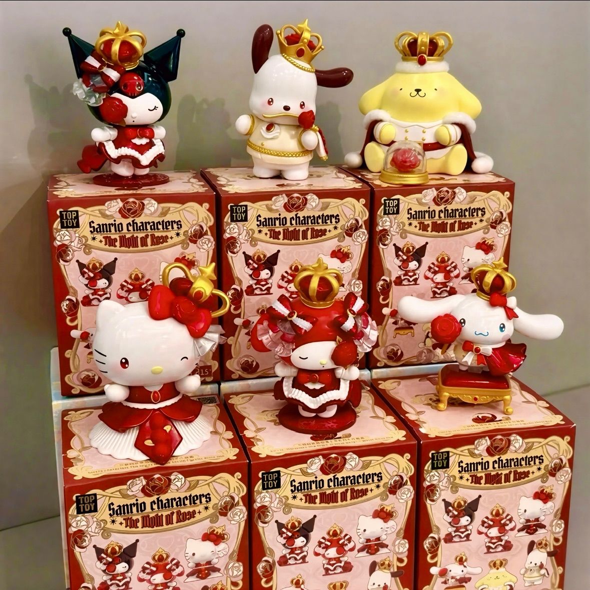 海外限定 6種セットBOX トップトイ サンリオ フィギュア ローズオブ